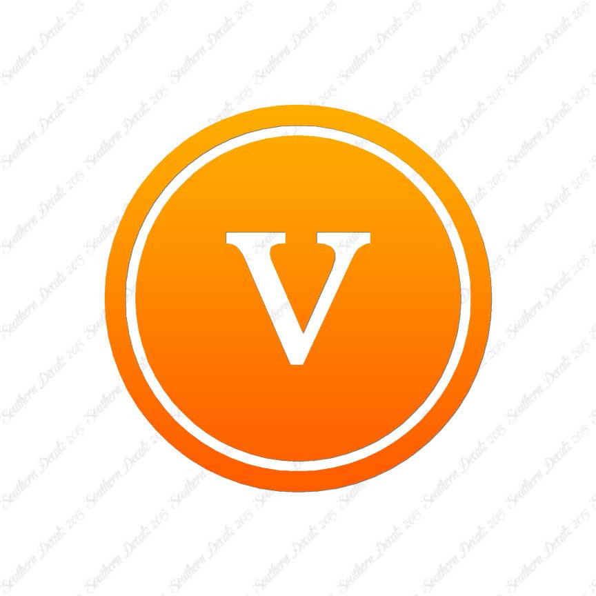 Typewriter Font V Initial