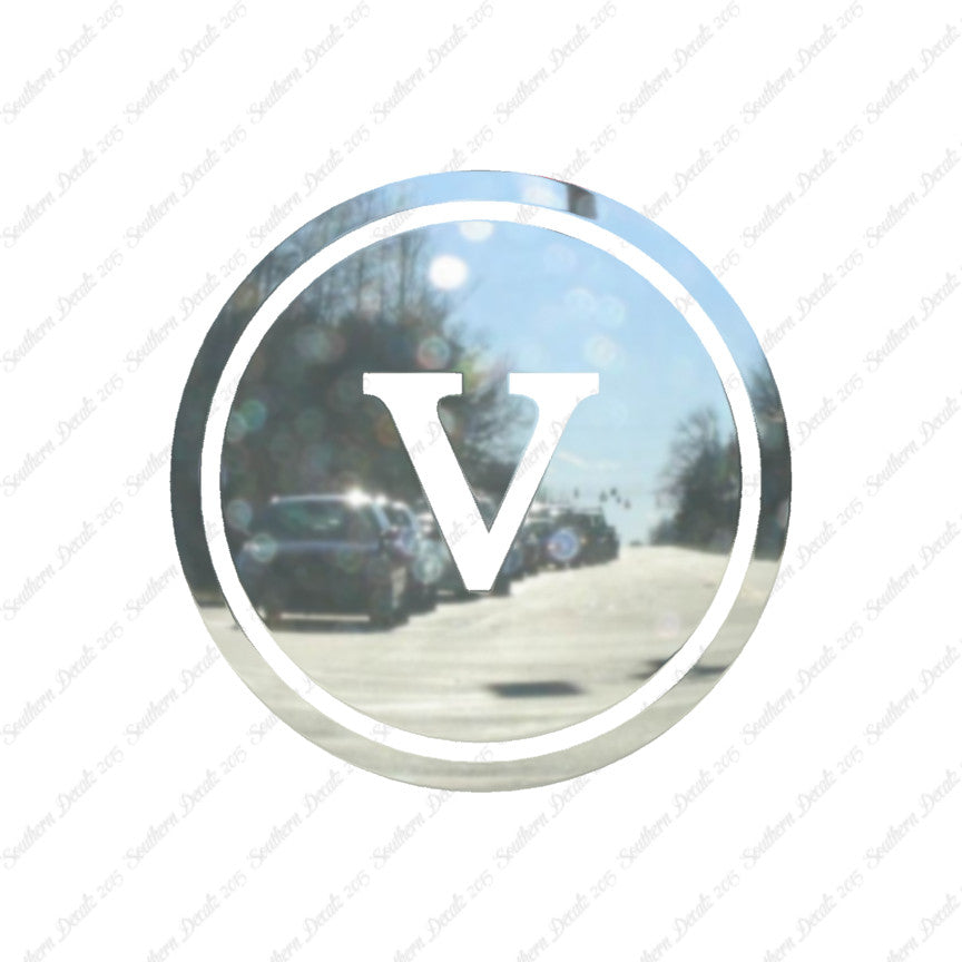 Typewriter Font V Initial