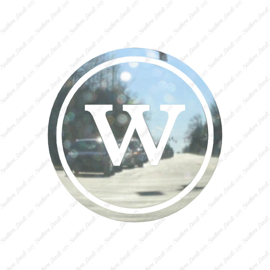 Typewriter Font W Initial