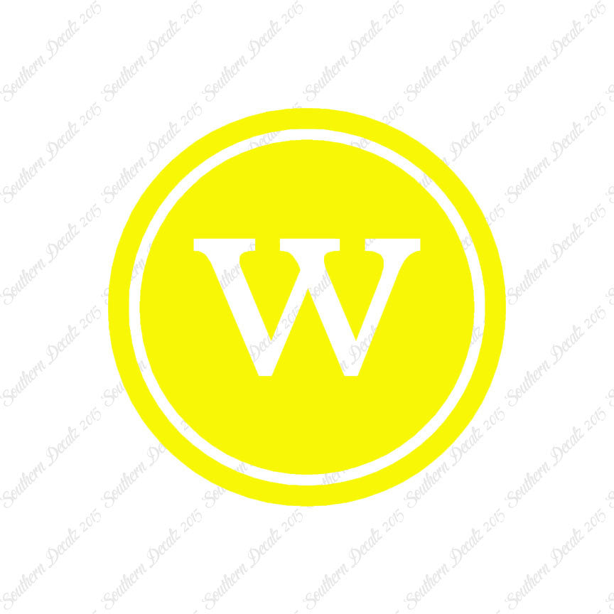 Typewriter Font W Initial