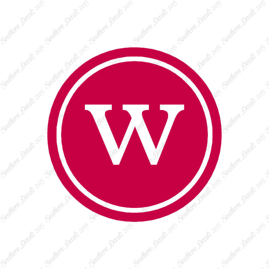 Typewriter Font W Initial