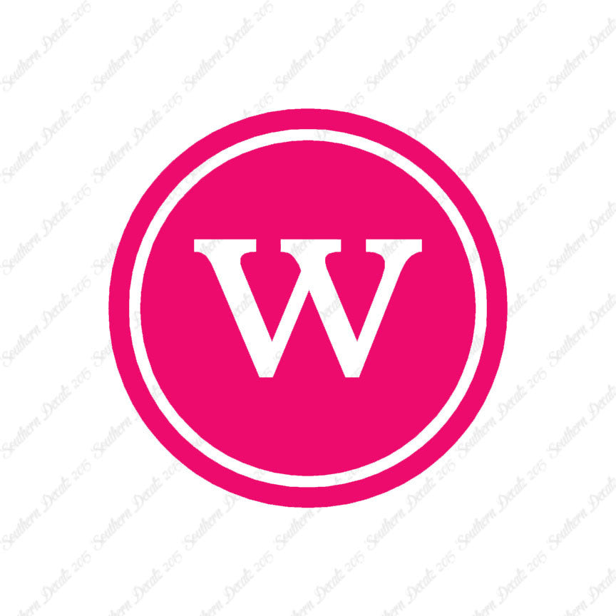 Typewriter Font W Initial