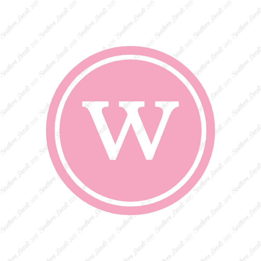 Typewriter Font W Initial