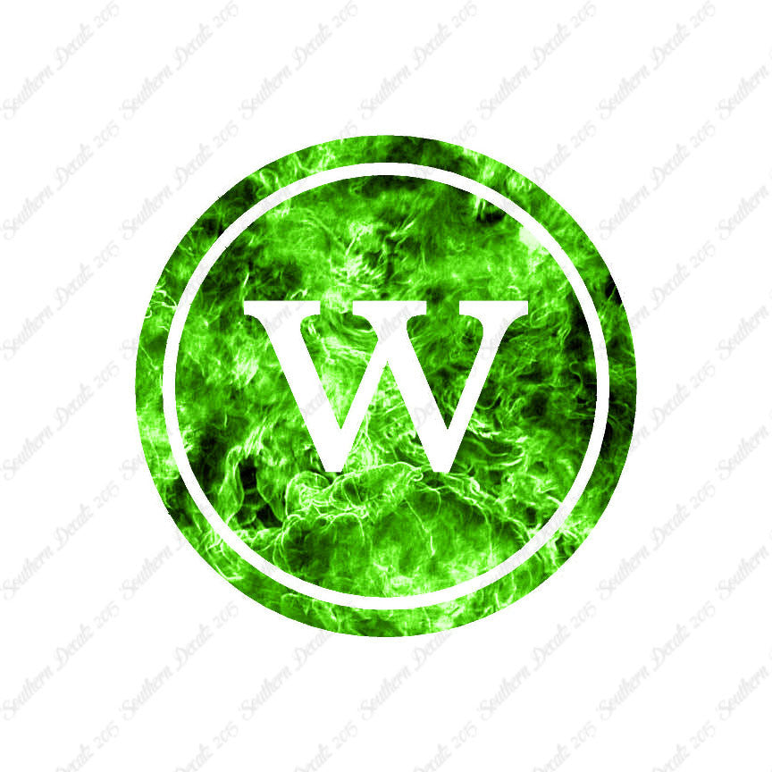 Typewriter Font W Initial