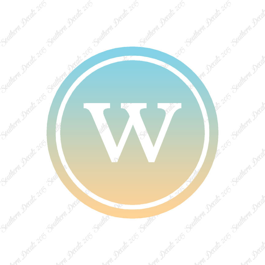 Typewriter Font W Initial