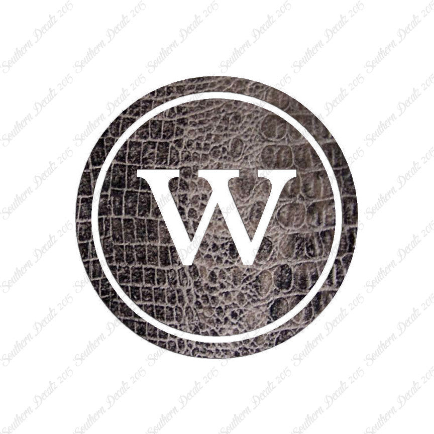 Typewriter Font W Initial