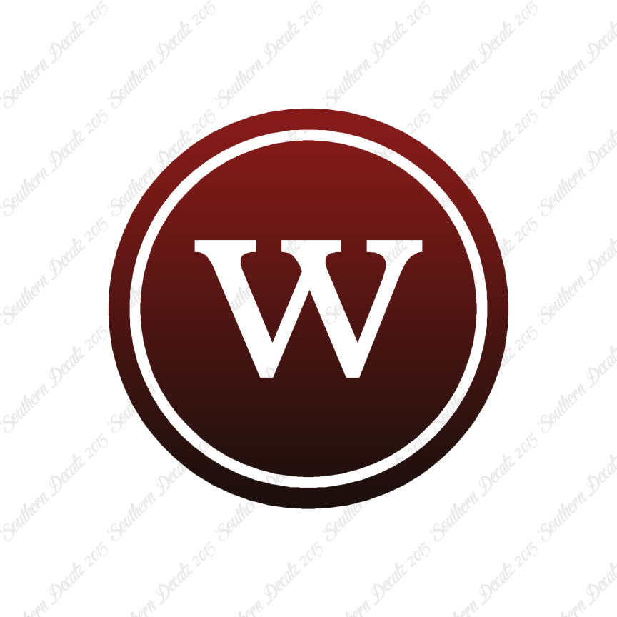 Typewriter Font W Initial