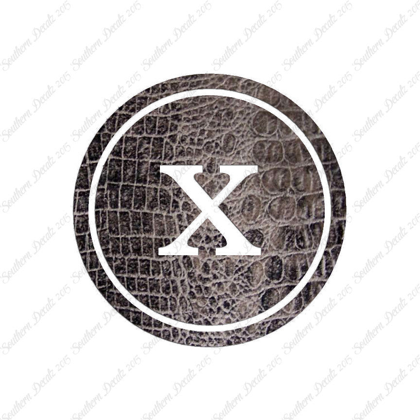 Typewriter Font X Initial