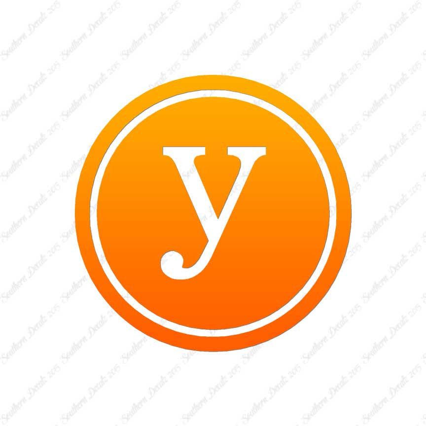 Typewriter Font Y Initial