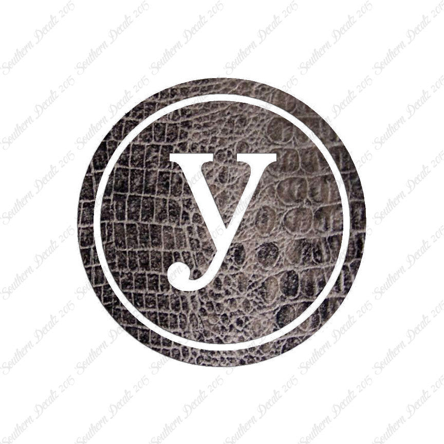 Typewriter Font Y Initial