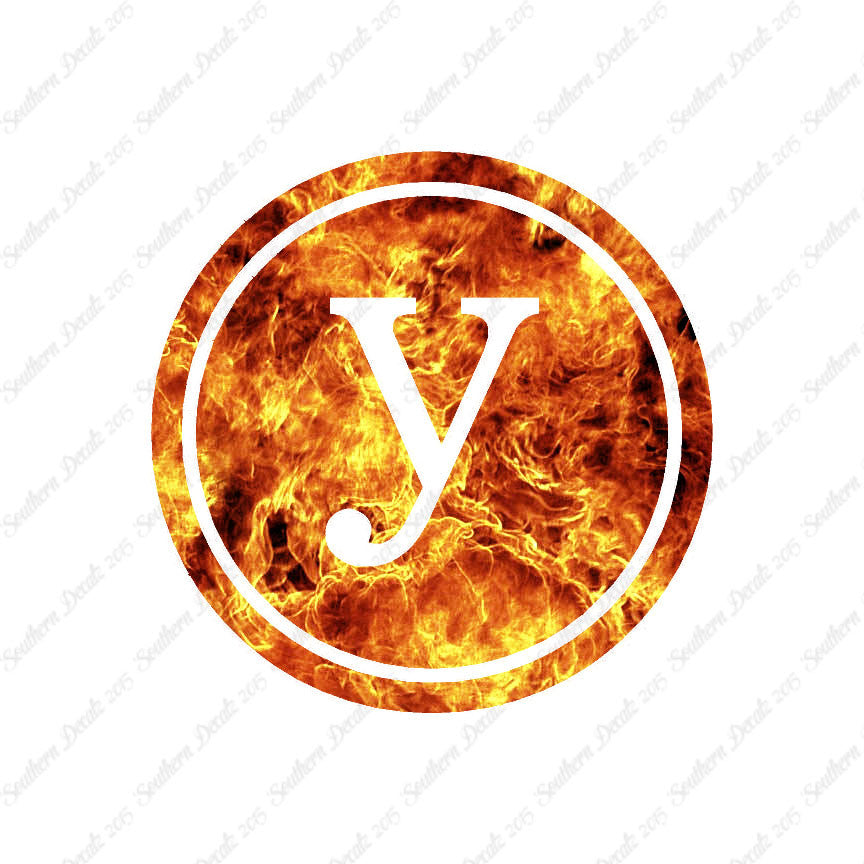 Typewriter Font Y Initial