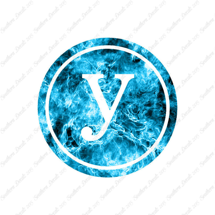 Typewriter Font Y Initial
