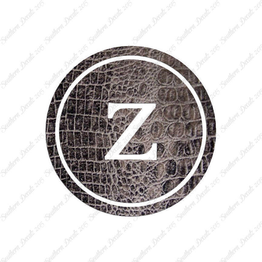 Typewriter Font Z Initial