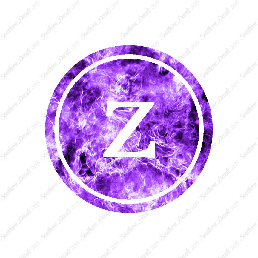 Typewriter Font Z Initial