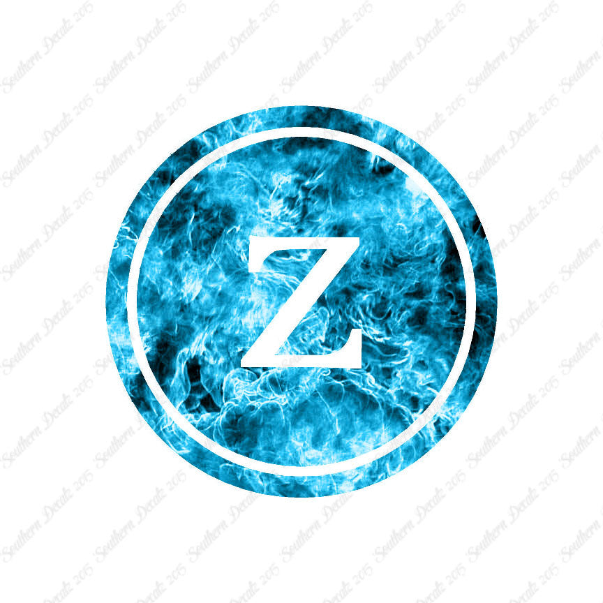 Typewriter Font Z Initial