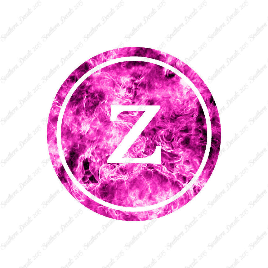 Typewriter Font Z Initial
