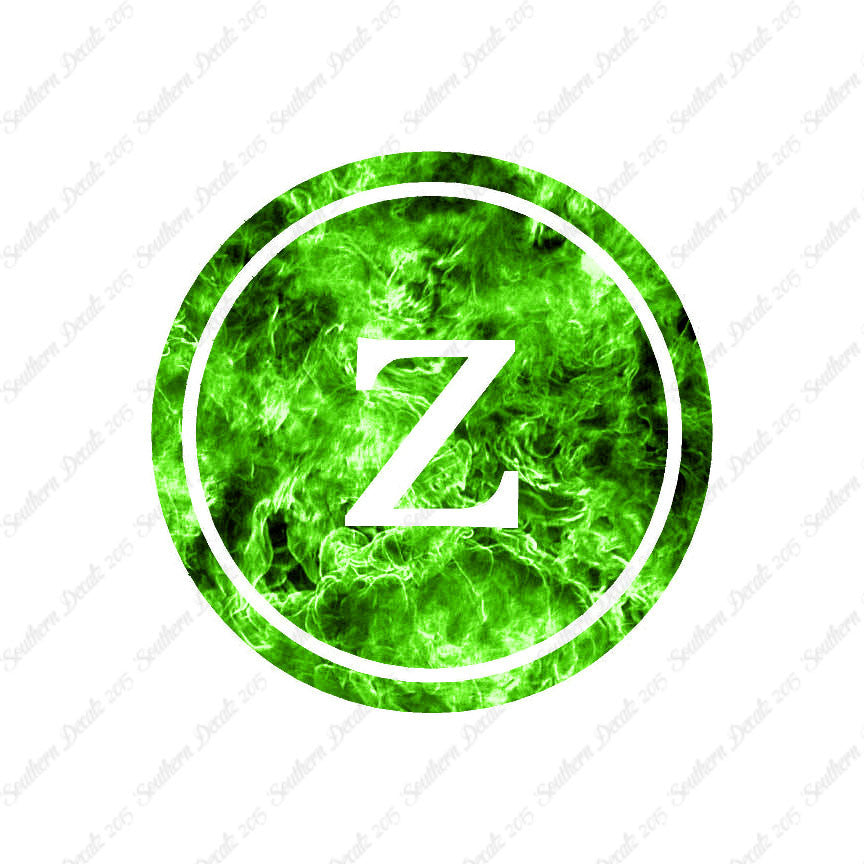 Typewriter Font Z Initial