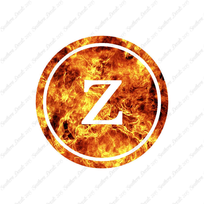 Typewriter Font Z Initial