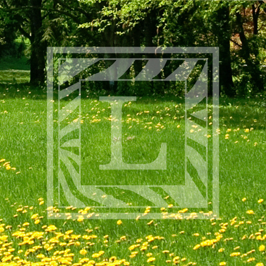 Zebra Decorative L Initial