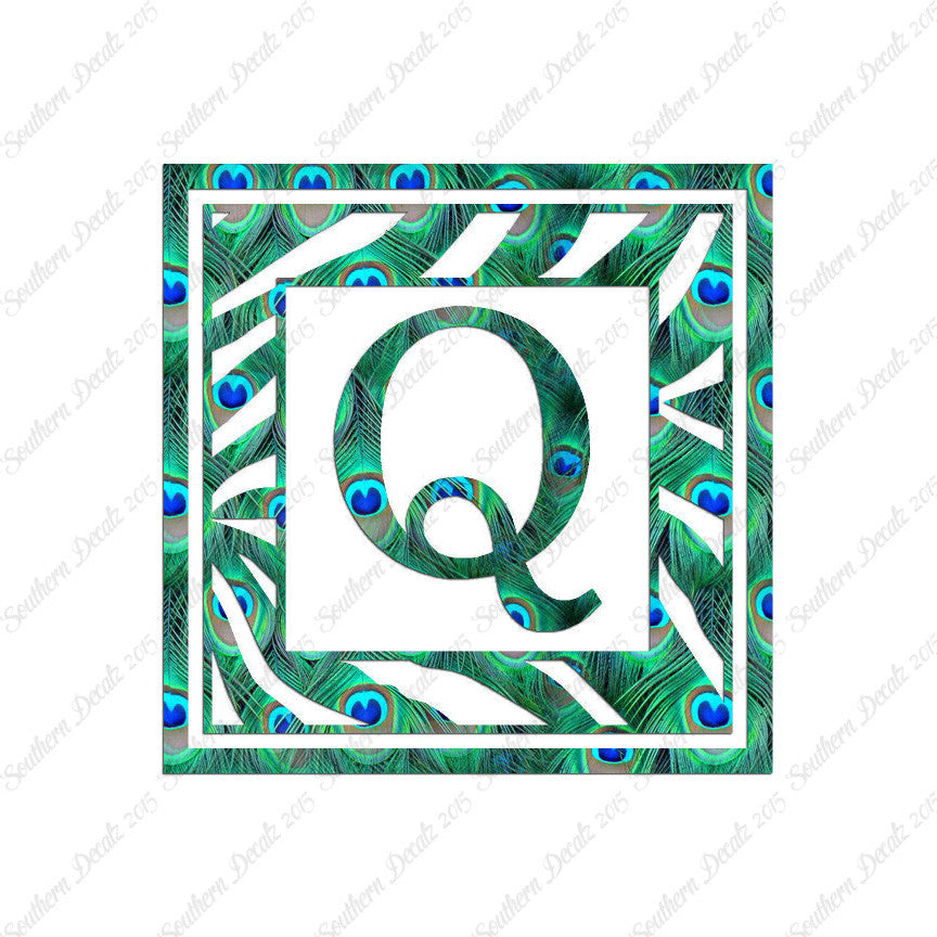 Zebra Decorative Q Initial