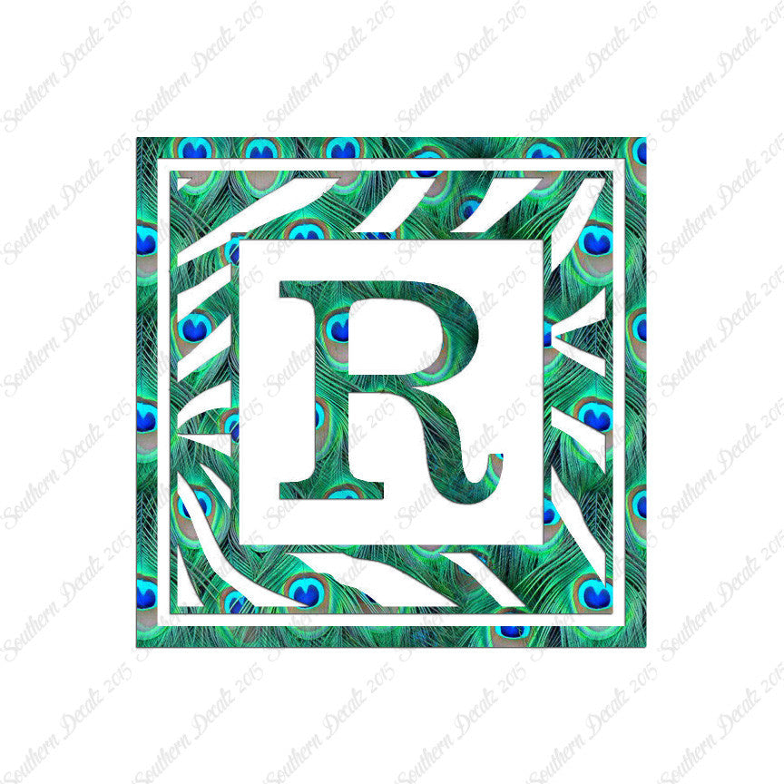 Zebra Decorative R Initial