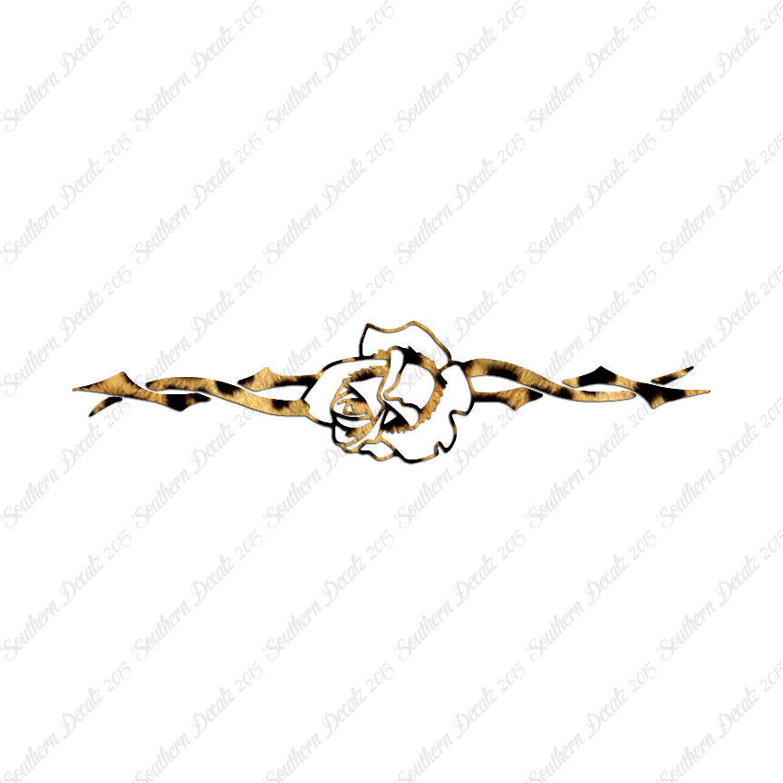 Tribal Rose Flower Vine