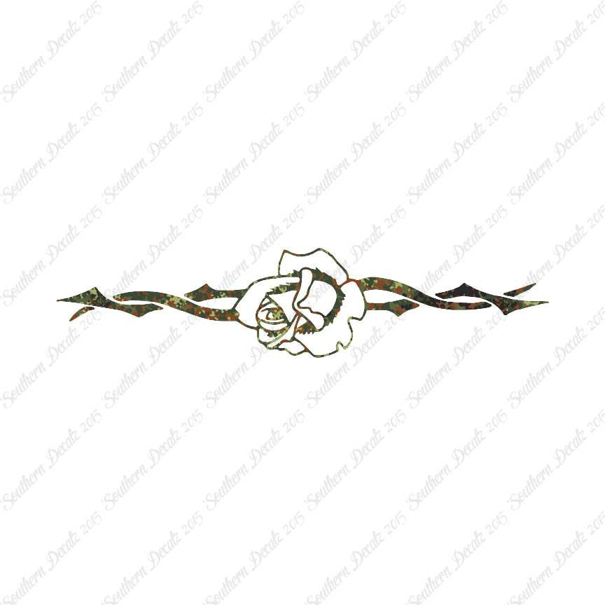 Tribal Rose Flower Vine