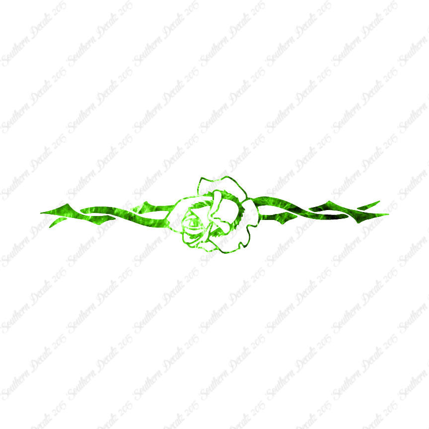 Tribal Rose Flower Vine