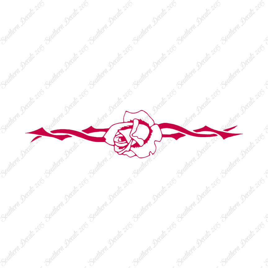 Tribal Rose Flower Vine