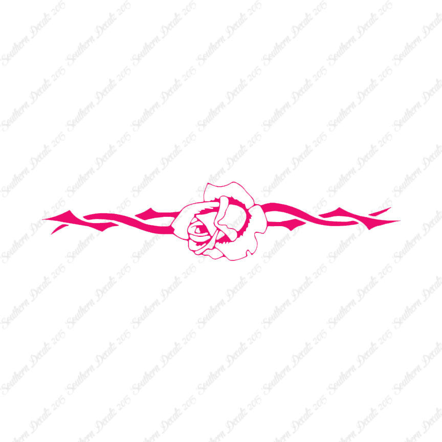 Tribal Rose Flower Vine