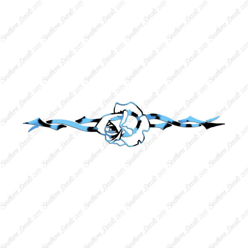 Tribal Rose Flower Vine