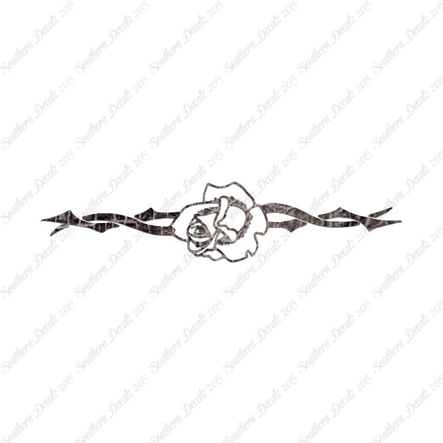 Tribal Rose Flower Vine