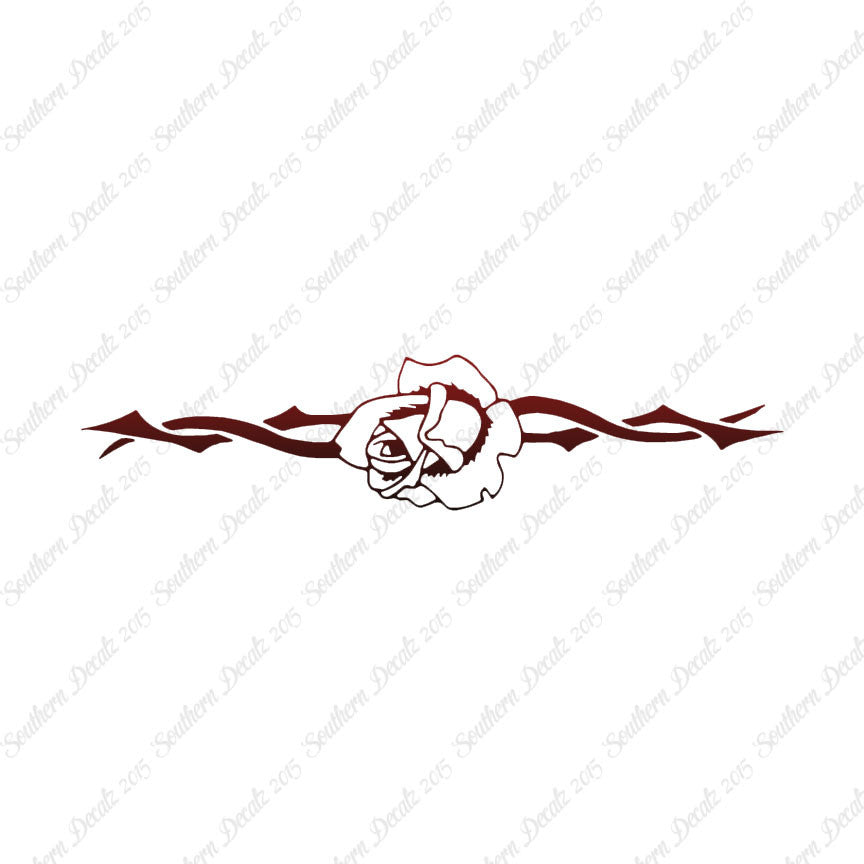 Tribal Rose Flower Vine