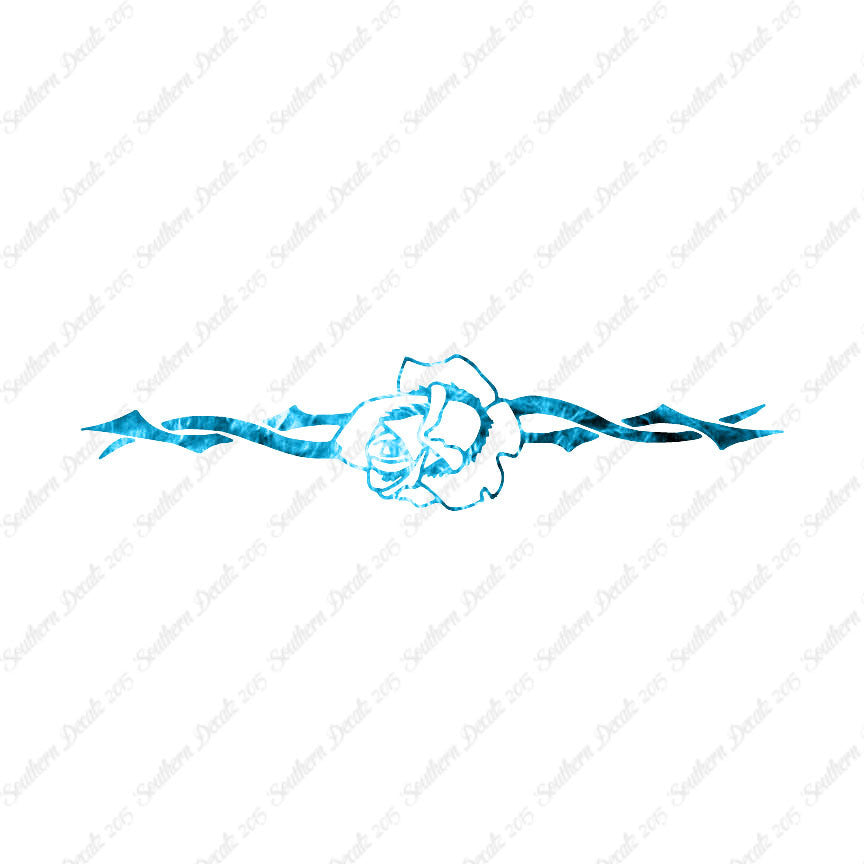 Tribal Rose Flower Vine