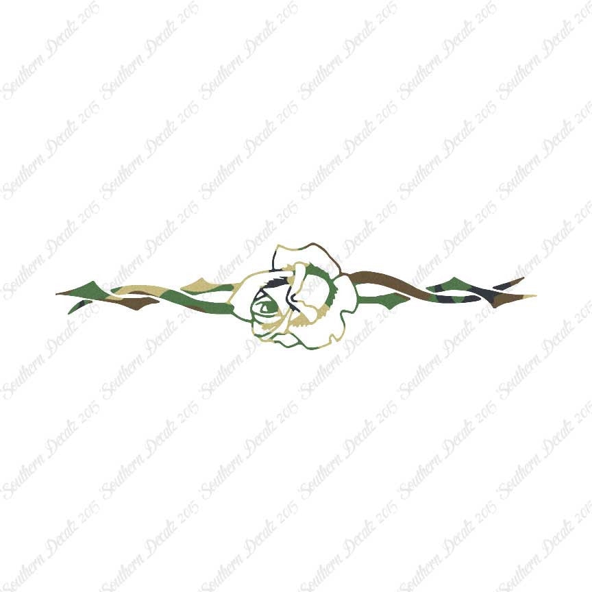 Tribal Rose Flower Vine
