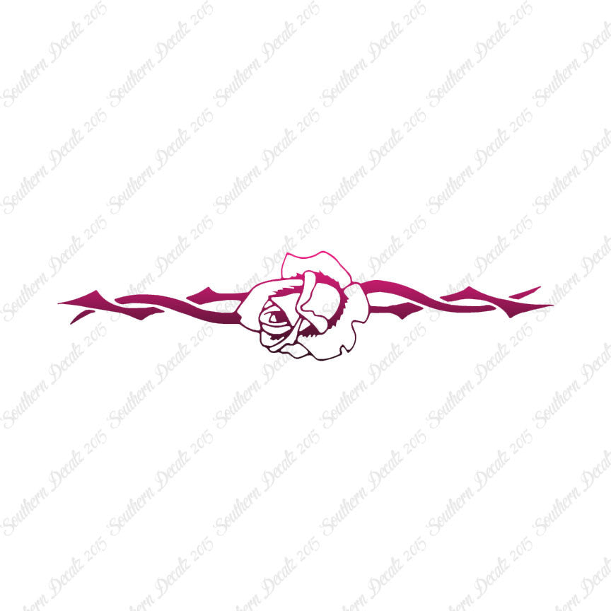 Tribal Rose Flower Vine