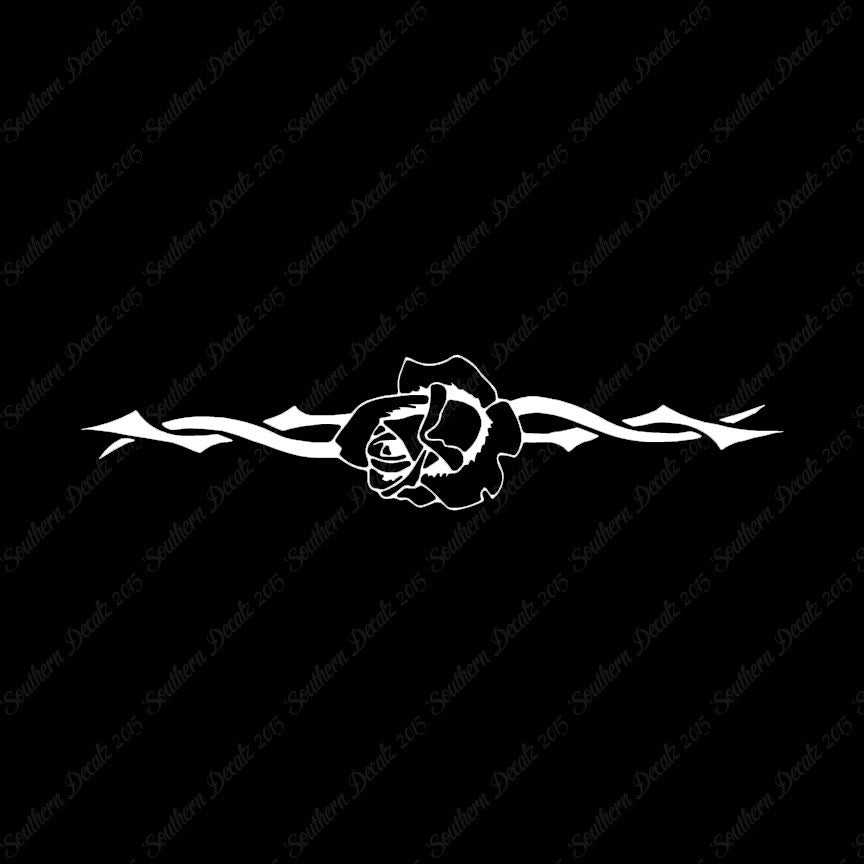 Tribal Rose Flower Vine