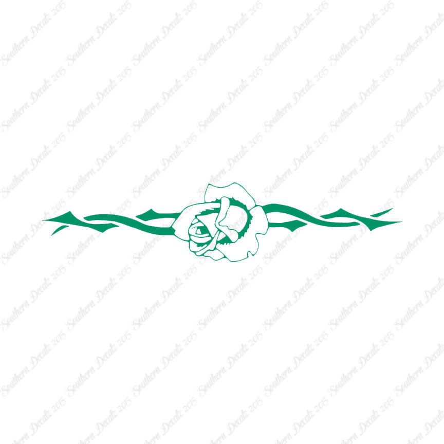 Tribal Rose Flower Vine