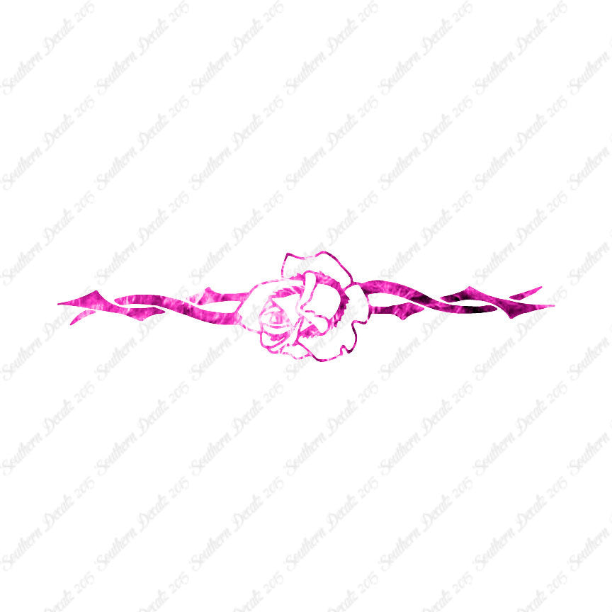 Tribal Rose Flower Vine