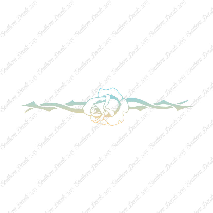 Tribal Rose Flower Vine