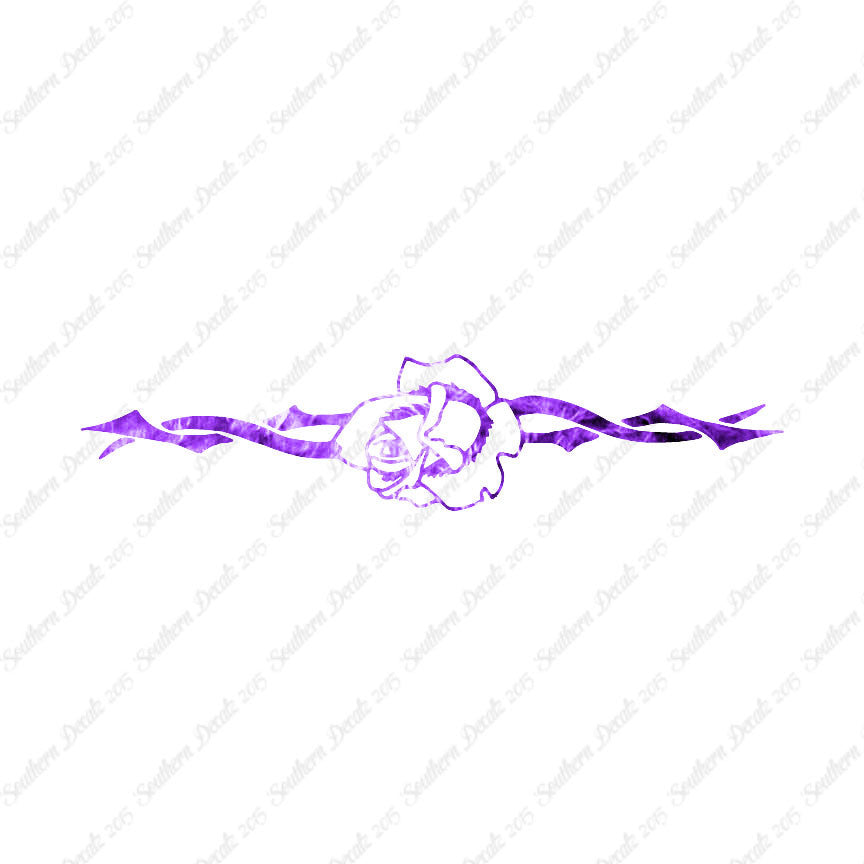 Tribal Rose Flower Vine