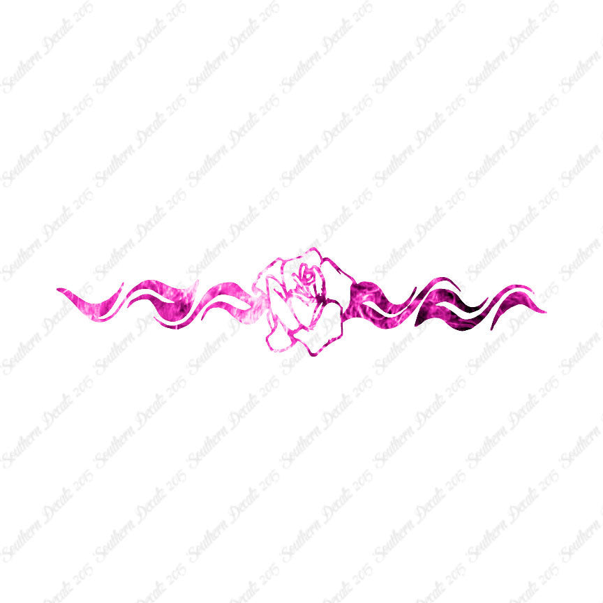 Rose Waves Art Splash