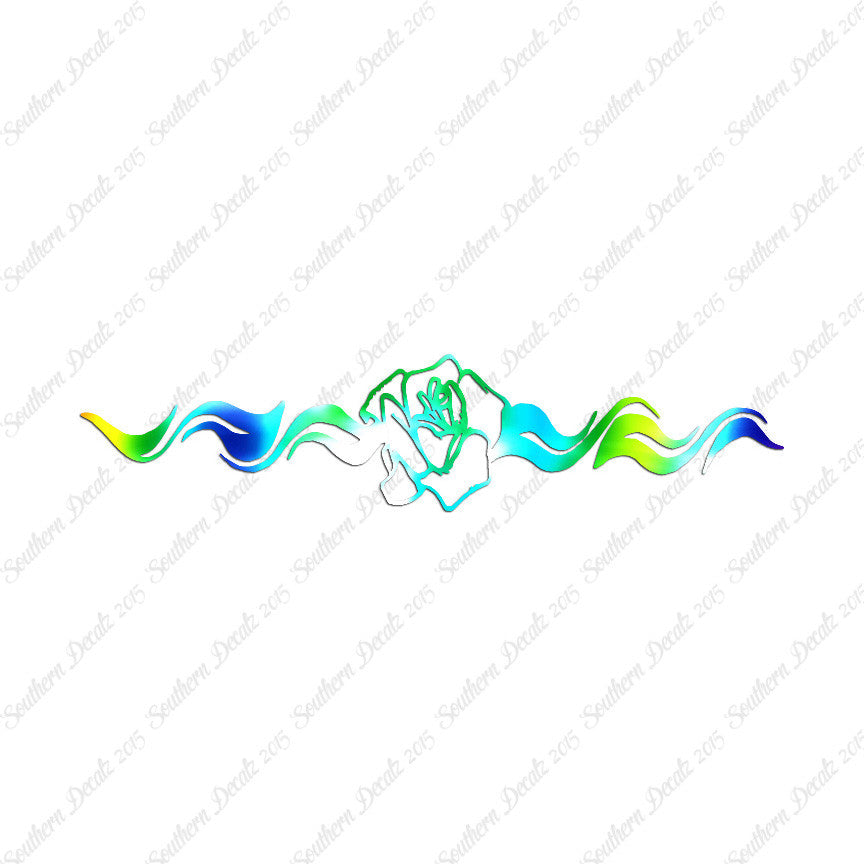 Rose Waves Art Splash