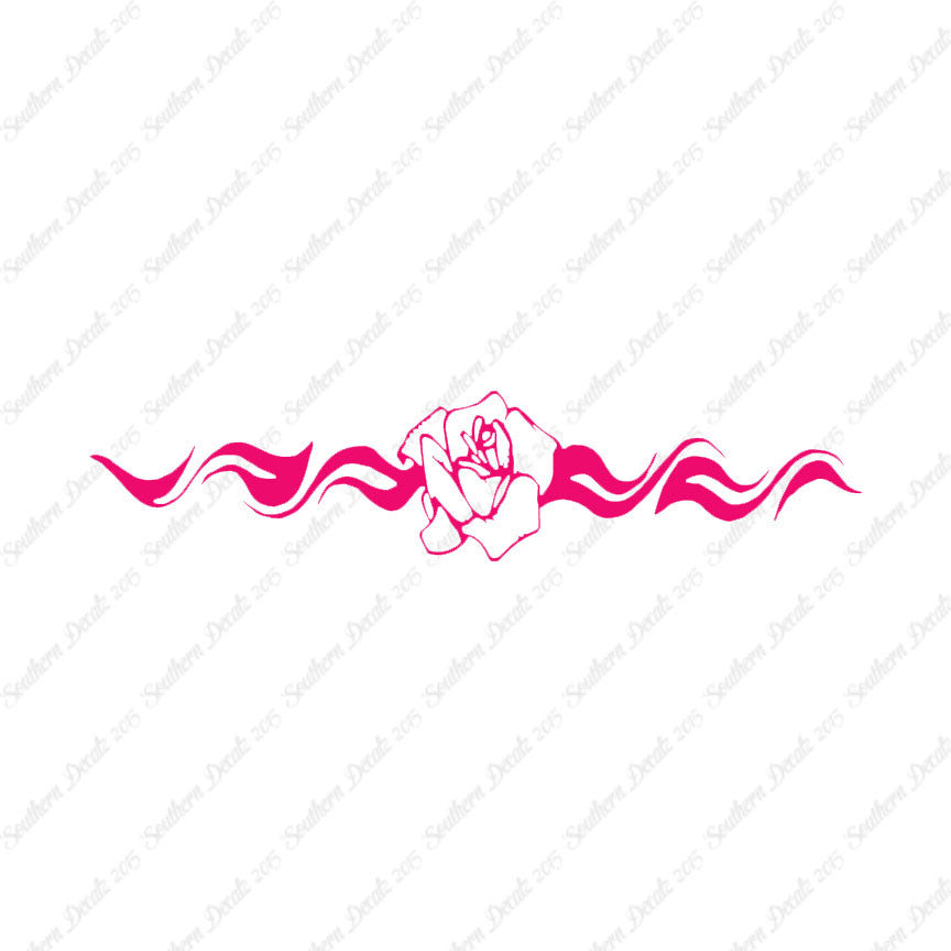 Rose Waves Art Splash