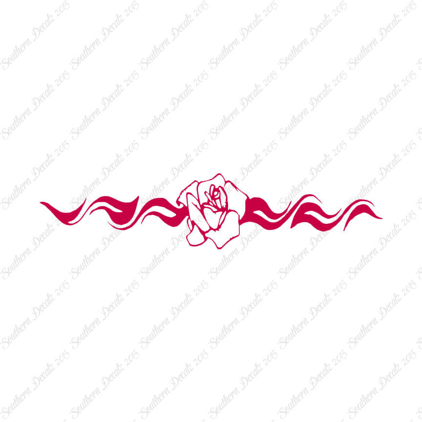 Rose Waves Art Splash