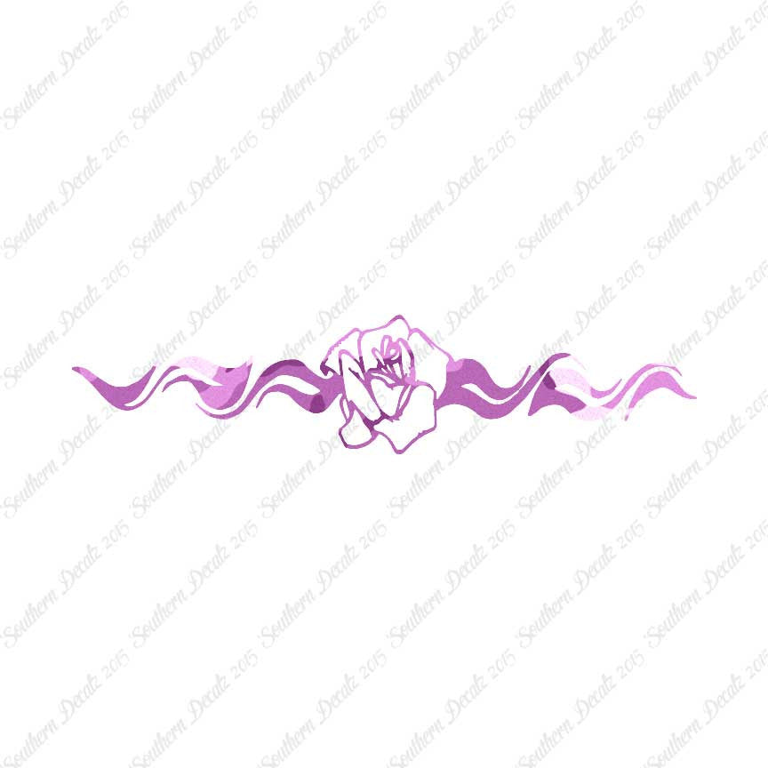 Rose Waves Art Splash