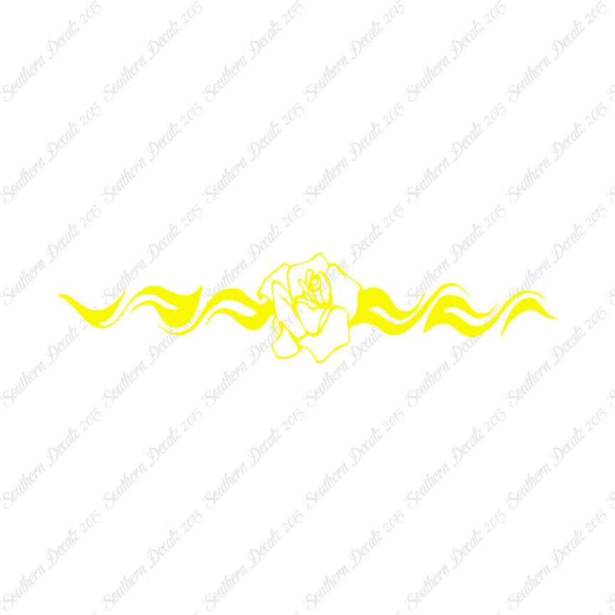 Rose Waves Art Splash
