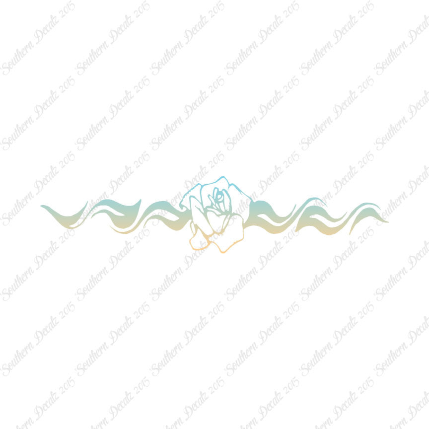 Rose Waves Art Splash