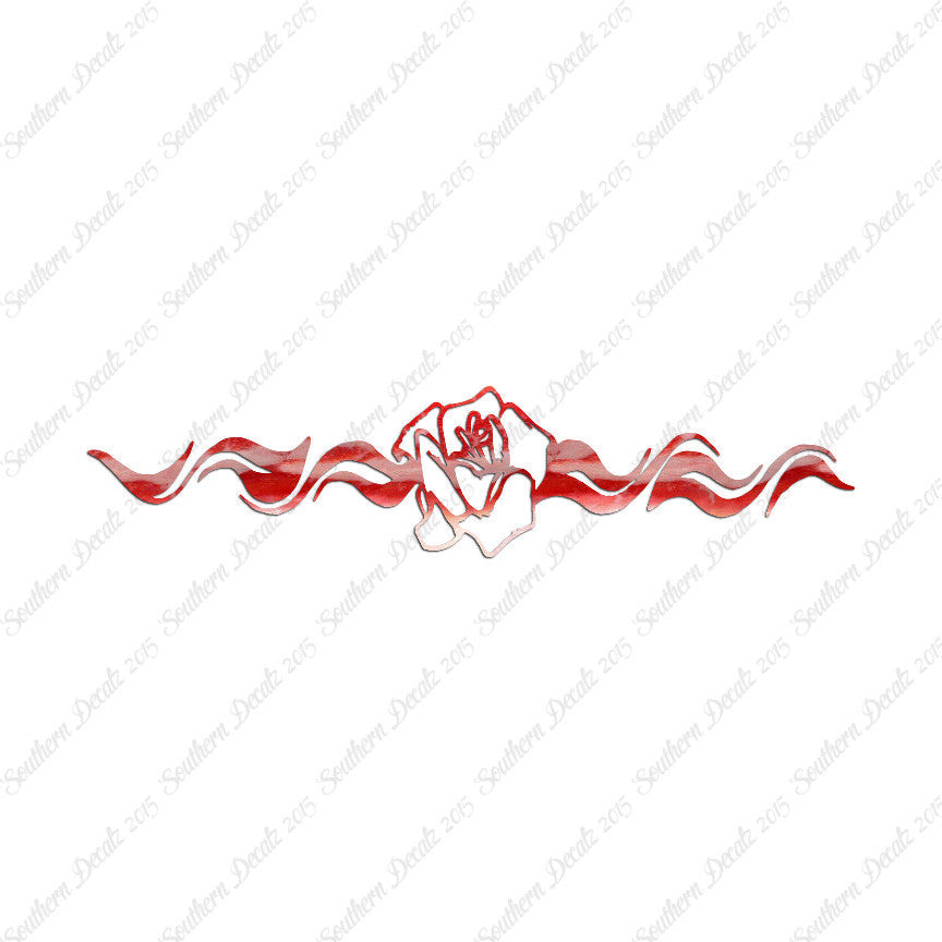 Rose Waves Art Splash