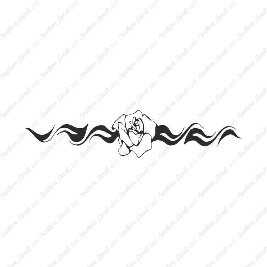 Rose Waves Art Splash